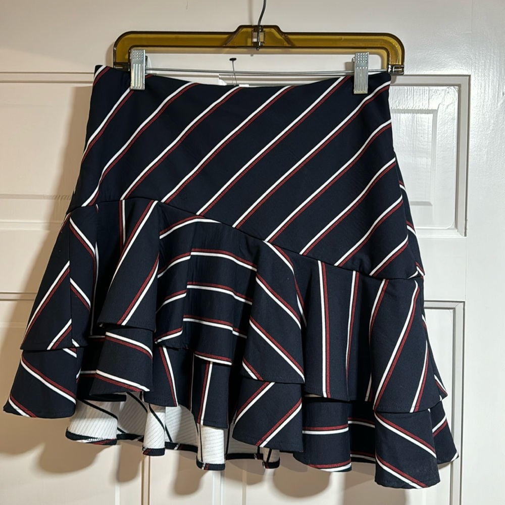 Express - tiered asymmetrical skirt